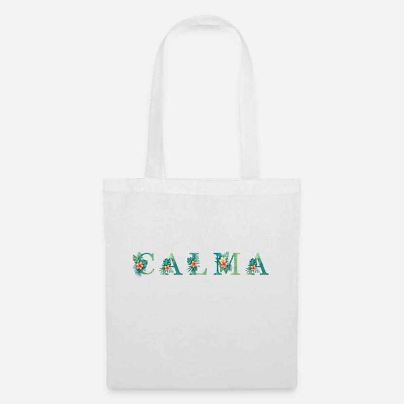 Calma - Stoffbeutel - Weiß