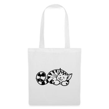 Cartoon Kitten - Tote Bag - white - Front