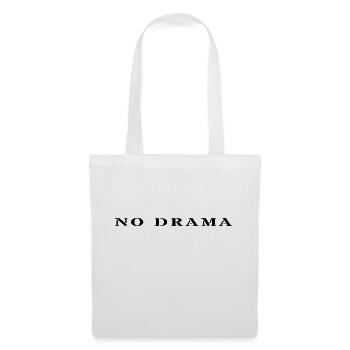 no drama - Tote Bag - white - Front