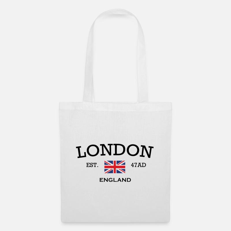 Make a Splash with Style LONDON EST 4AD ENGLAND - Tote Bag - white