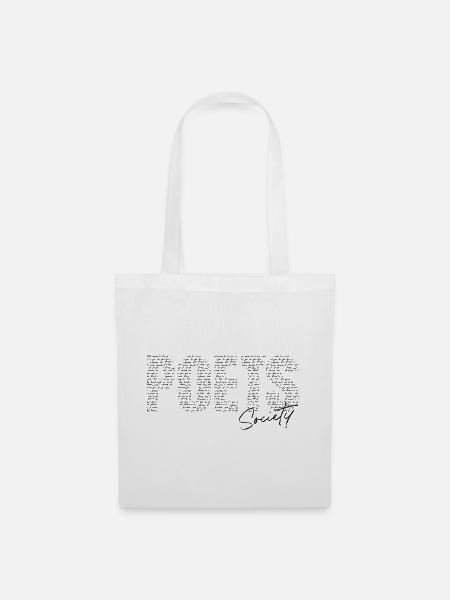 Poets Society – Lyrik Statement Art - Stoffbeutel - Weiß
