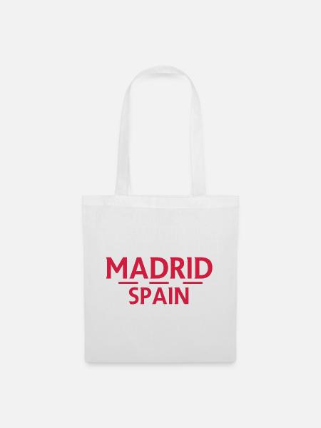 Madrid – Spanien - Stoffbeutel - Weiß