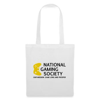 National Gaming Society Design für Gaming Kultur - Stoffbeutel - Weiß - Vorne