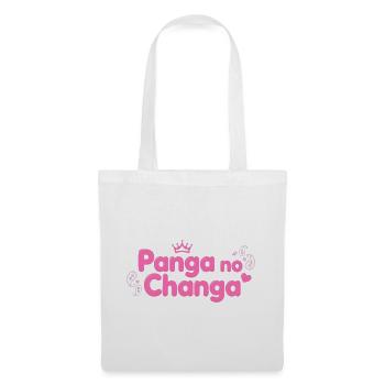 Panga No Changa – Pink Queen Einstellung - Stoffbeutel - Weiß - Vorne