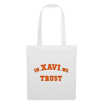Xavi Wir vertrauen Graphic Tee - Stoffbeutel - Weiß - Vorne