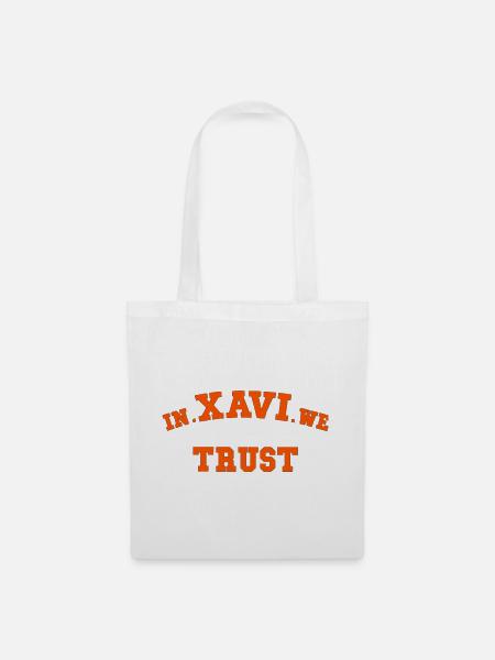 Xavi Wir vertrauen Graphic Tee - Stoffbeutel - Weiß