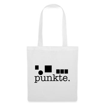 Punkte. - Stoffbeutel - Weiß - Vorne