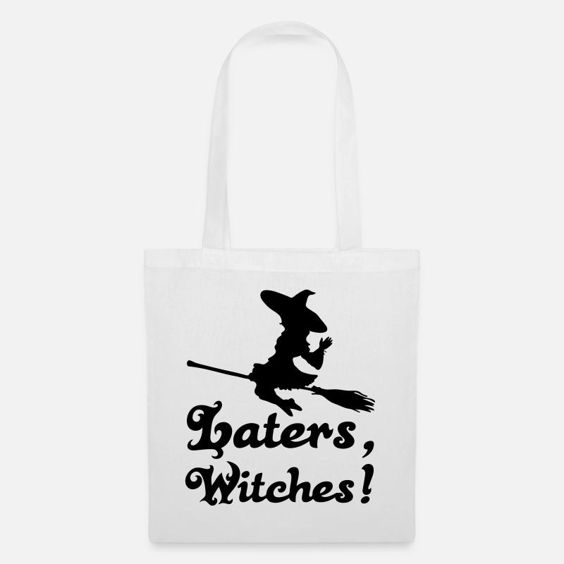Halloween, Hexe, Fun, lustig, Spruch, Geschenk - Stoffbeutel - Weiß