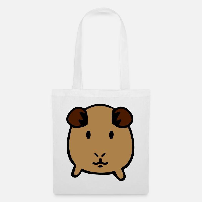 Meerschweinchen - Stoffbeutel - Weiß