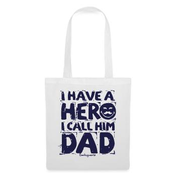 SmileyWorld I Have A Hero, I Call Him Dad - Tote Bag - white - Front