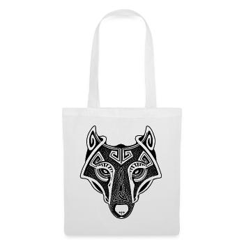 Wikingerwolf - Stoffbeutel - Weiß - Vorne