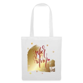super mom, mother's day - Tote Bag - white - Front