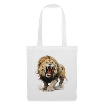 lion, lion head, strong, wild, pride, brave, royal, - Tote Bag - white - Front