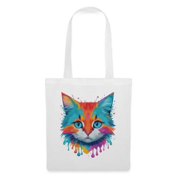 Cute Cat - Tote Bag - white - Front