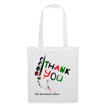 Thank you, thank you for the colorful life - Tote Bag - white - Front