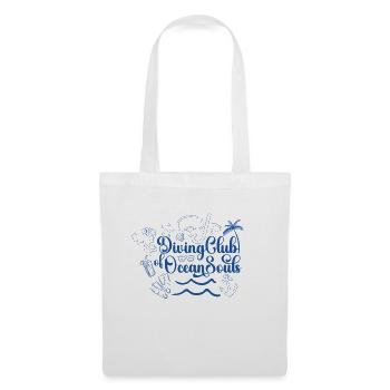 Blue Graphic Scuba Diving Club - Tote Bag - white - Front