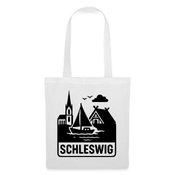 Schleswig Silhouette - Stoffbeutel - Weiß - Vorne