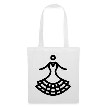 flamenco - Sac en tissu - blanc - Devant