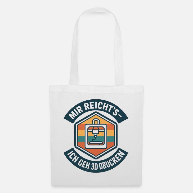 Impression 3D J’en ai assez du G-Code - Sac en tissu - blanc