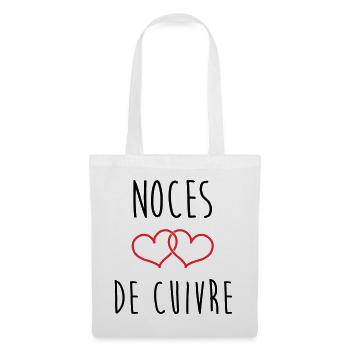 Copper Wedding 32 Years of Happiness - Tote Bag - white - Front