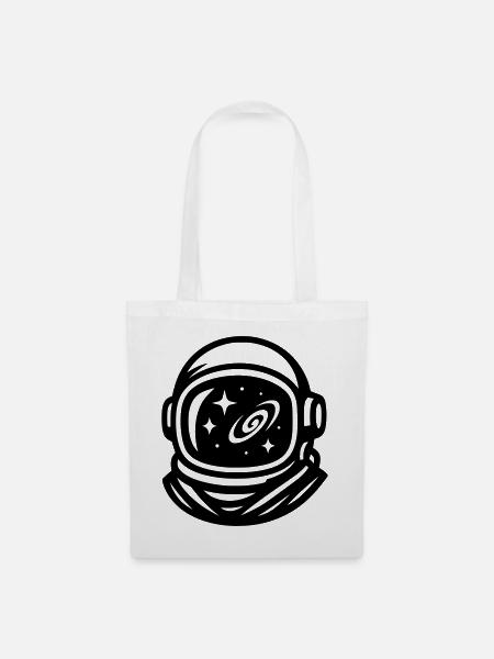 Astronaut - Stoffbeutel - Weiß