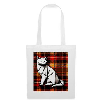 cat - Tote Bag - white - Front