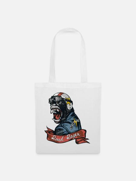 Road Ranger Gorilla - Stoffbeutel - Weiß