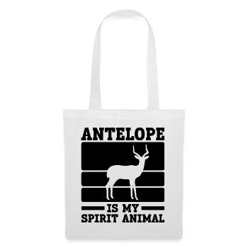 Antelope Spirit Animal Humor Saying - Tote Bag - white - Front