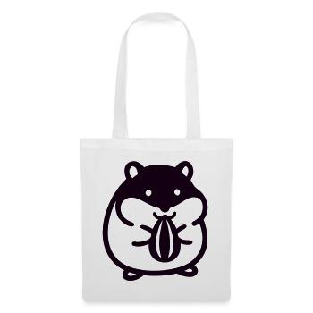 Suesser Hamster Icon - Stoffbeutel - Weiß - Vorne