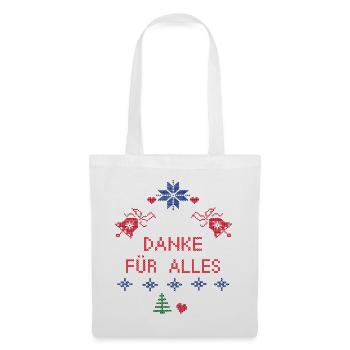 Danke für Alles - Stoffbeutel - Weiß - Vorne