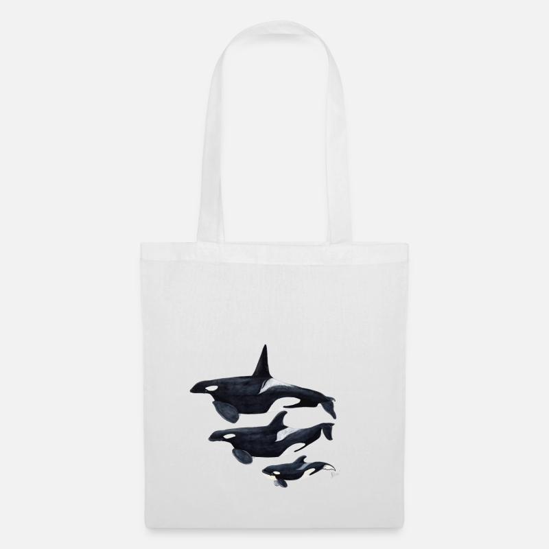 Orca - Schwertwal - ecause - Stoffbeutel - Weiß