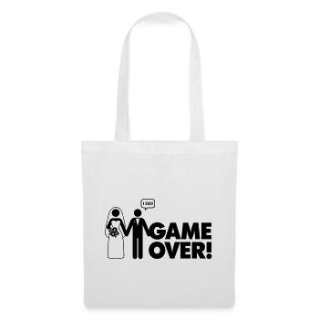 Fin du jeu. Je suis marié. - Sac en tissu - blanc - Devant