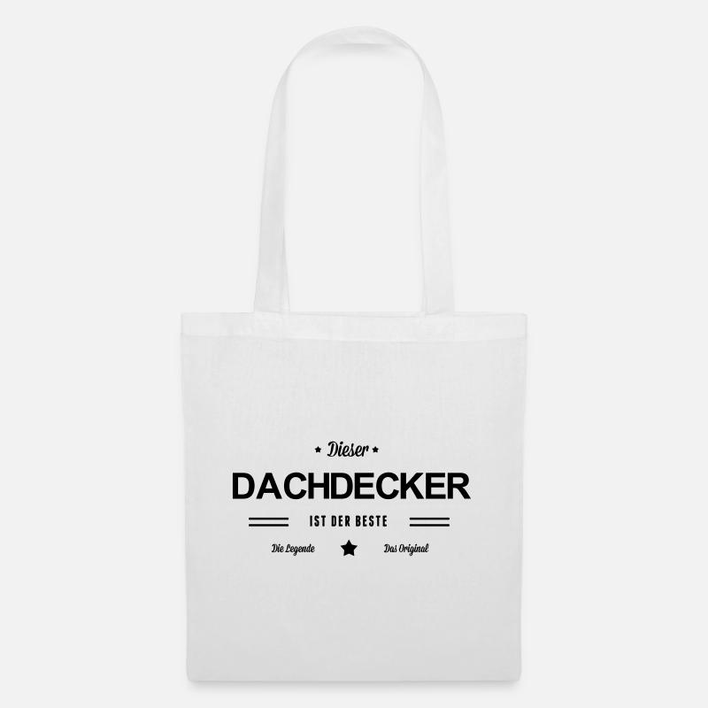 Bester Dachdecker - Stoffbeutel - Weiß