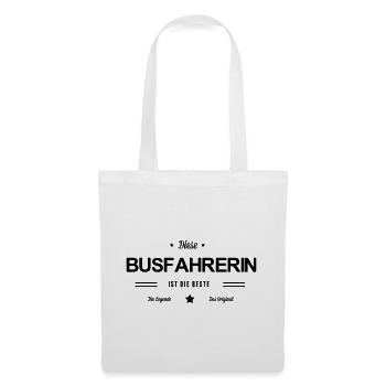 Beste Busfahrerin - Stoffbeutel - Weiß - Vorne