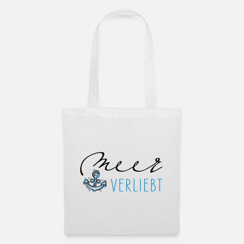 Meer verliebt - Stoffbeutel - Weiß