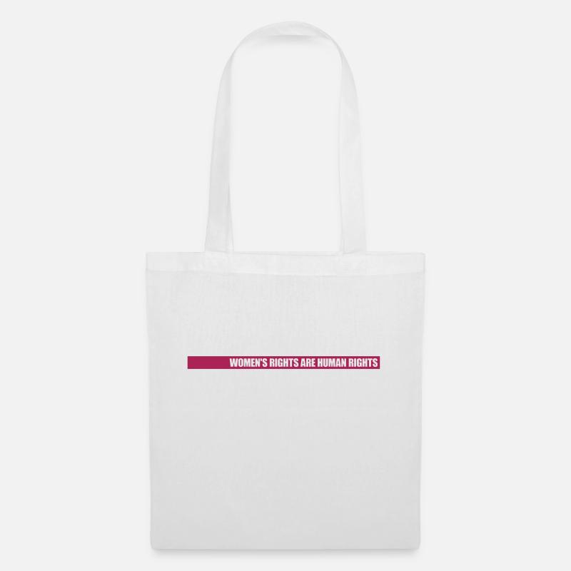 womens rights Feminist Zitat - Stoffbeutel - Weiß