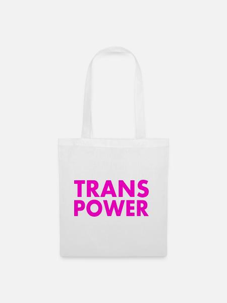 Trans power - Stoffbeutel - Weiß