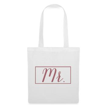 Mr. Matching Couple Engagement Wedding Honeymoon - Tote Bag - white - Front