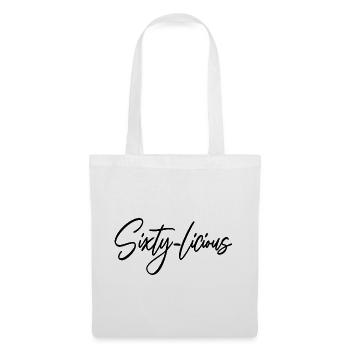 Sixty-Licious Funny 60th Birthday Party Men Women - Tote Bag - white - Front