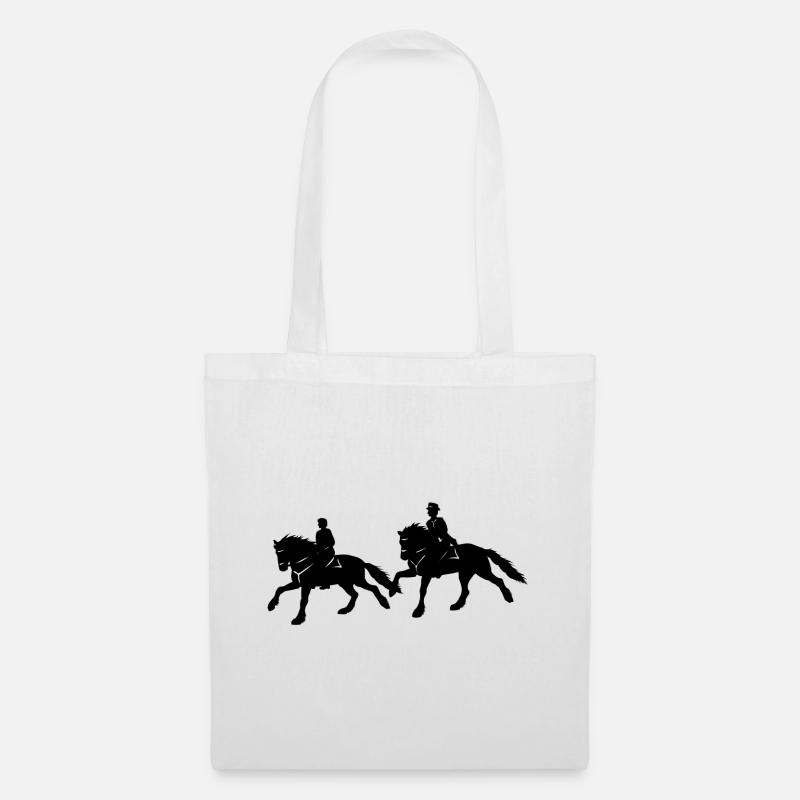 Frisisk rytter - Mulepose - hvid