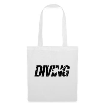 Tauchen Dive Diving - Stoffbeutel - Weiß - Vorne