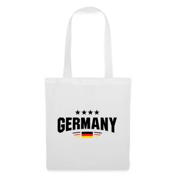Courbe du ventilateur en Allemagne - Sac en tissu - blanc - Devant