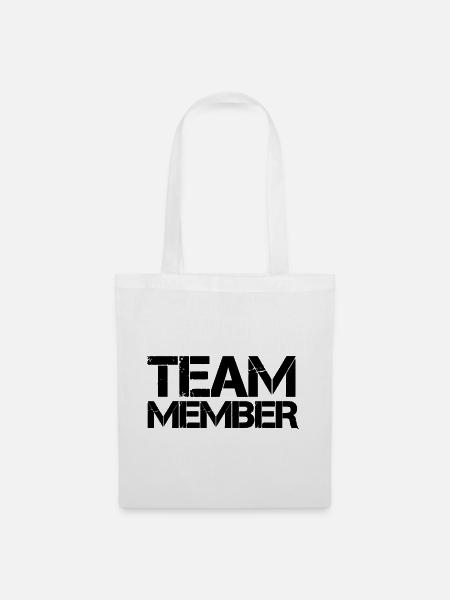 team_member - Stoffbeutel - Weiß