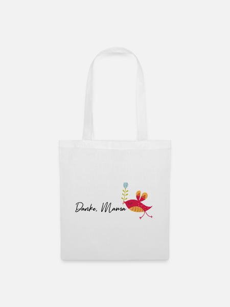 Danke Mama - Stoffbeutel - Weiß