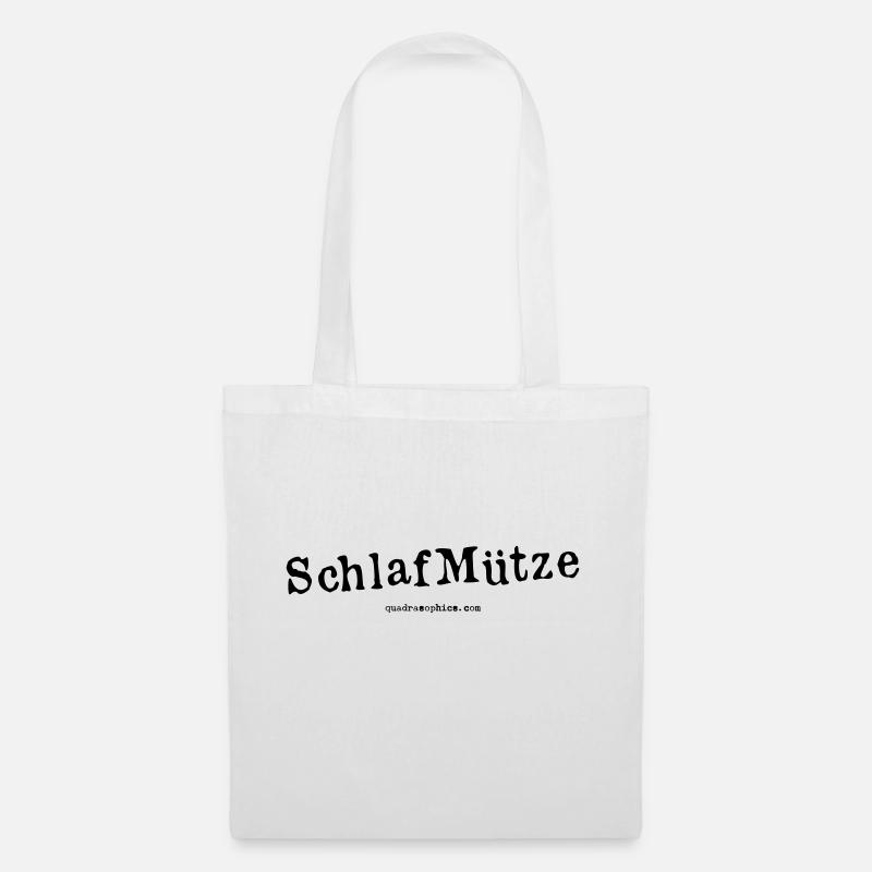 Schlafmütze - Stoffbeutel - Weiß
