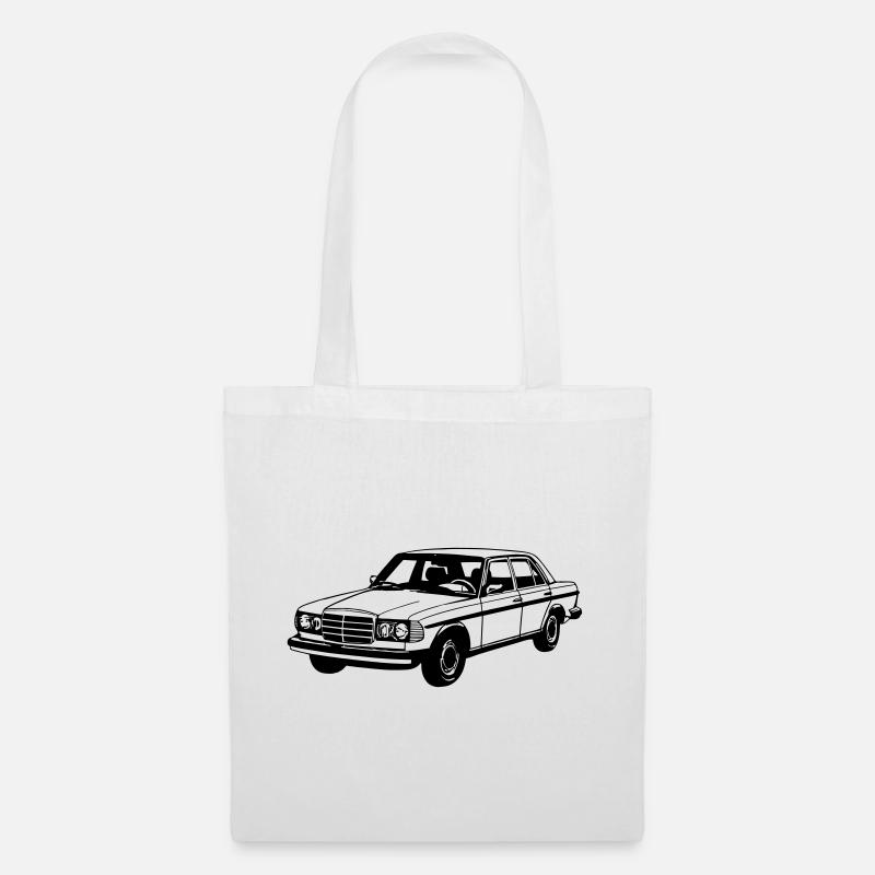 MB W123 , Youngtimer / Oldtimer ... (25) - Sac en tissu - blanc