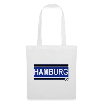 Hamburg , Tradition , Hamburg Fussball Fan (25) - Stoffbeutel - Weiß - Vorne