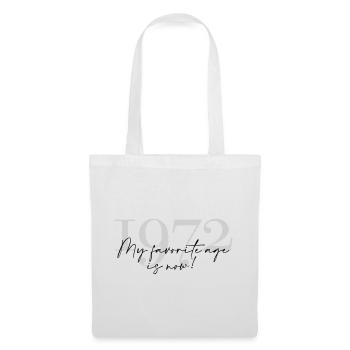 Vintage Year 1972 Script - Tote Bag - white - Front