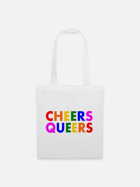 Cheers queers - Stoffbeutel - Weiß
