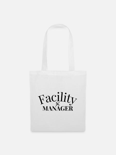 Facility Manager - Stoffbeutel - Weiß